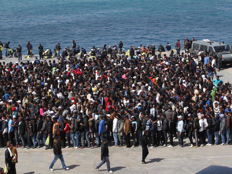 Commissario UE:"Non lasciamo da sola Lampedusa"$