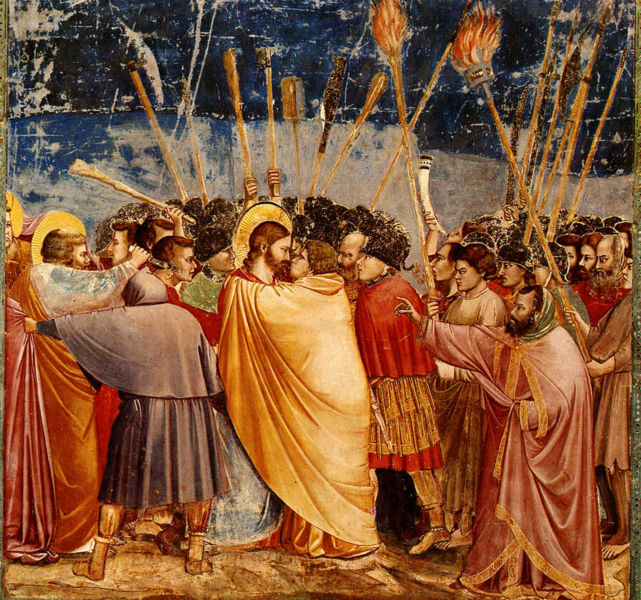 Le Baiser de Judas, Giotto dans images sacrée Giotto-Il-bacio-di-Giuda
